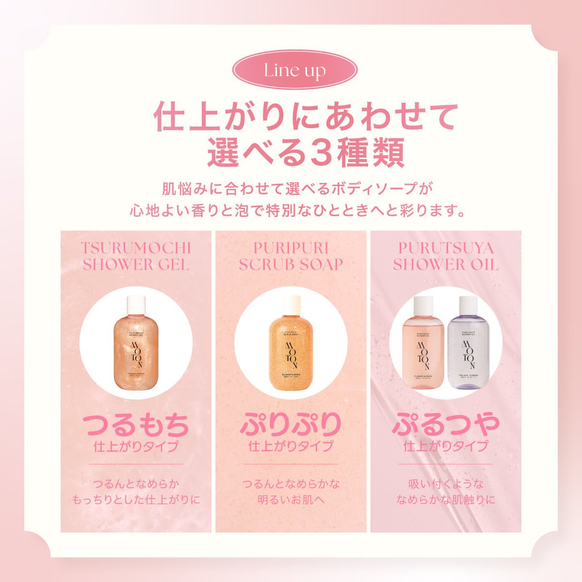 公式 MOTON(モトン) ボディソープ 選べる4種 300ml - MOTON公式オンラインストア