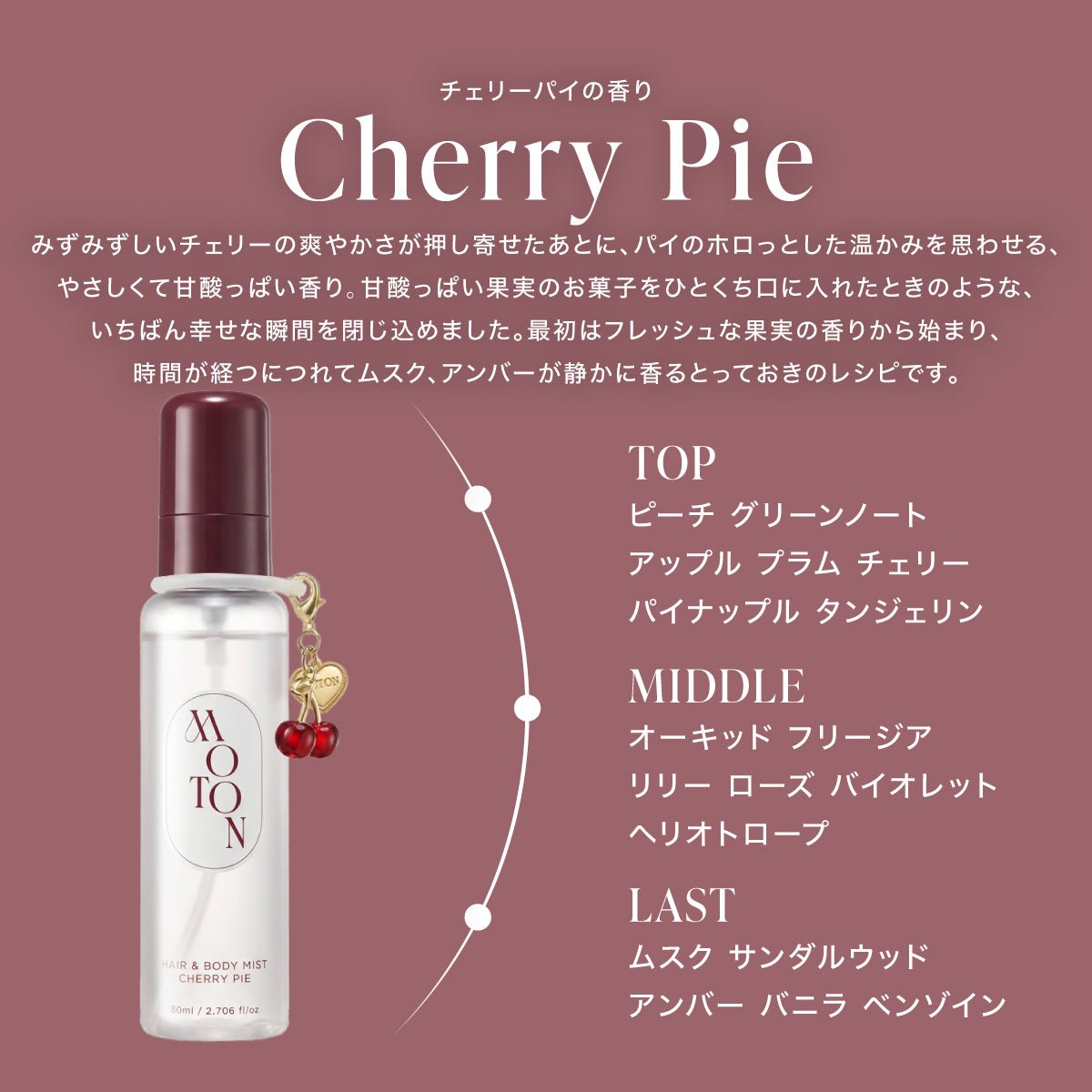 公式 MOTON(モトン) ヘア＆ボディミスト 選べる8つの香り 80ml - MOTON(モトン)公式オンラインストア